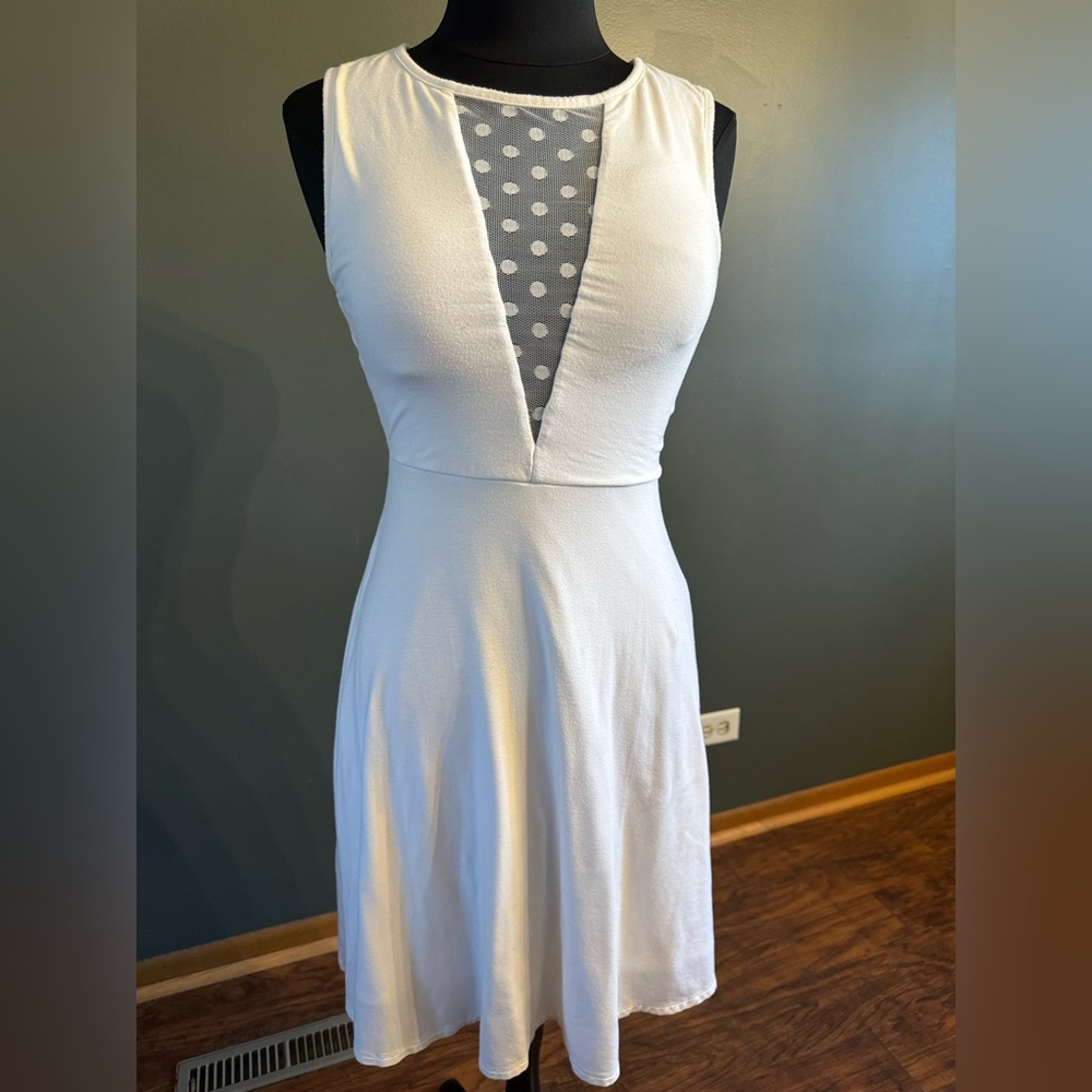 Victoria’s Secret White Lace V Neck Dress